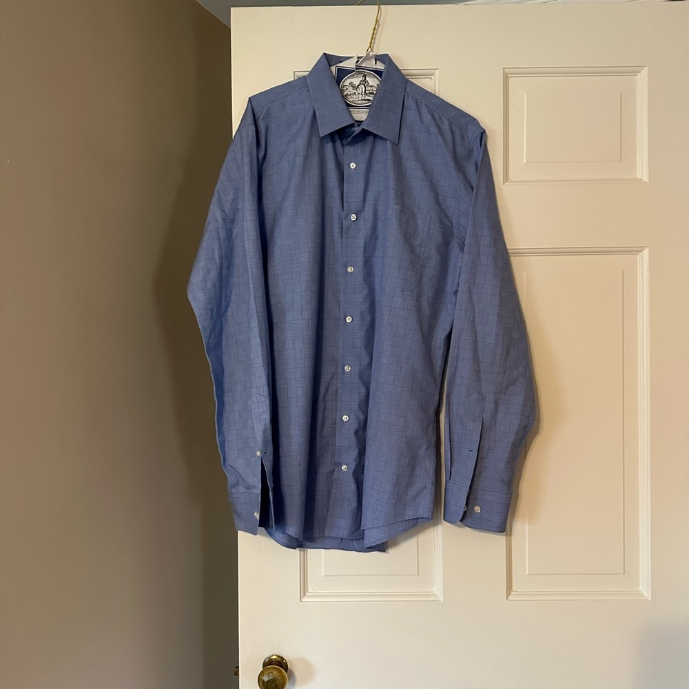 Men's Blue Dress Shirt